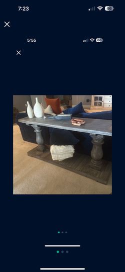 Restoration Hardware Dupe Sofa Table 