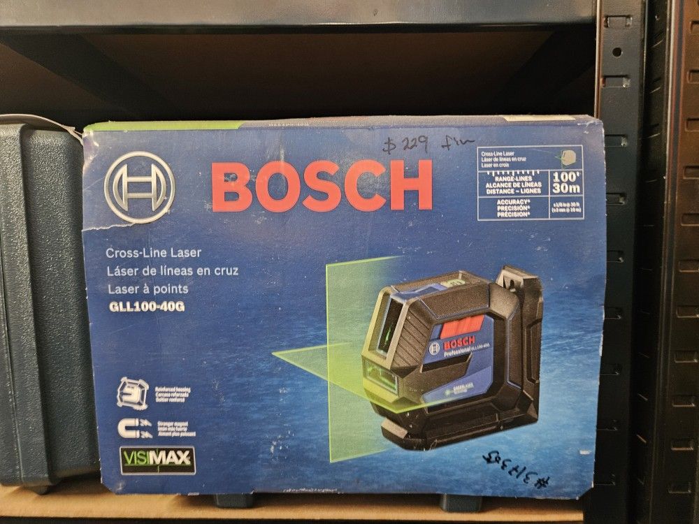 Bosch Cross Line Laser Haciendo Otra Cosa