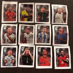 Panini Coca-Cola stickers collection CC1-12