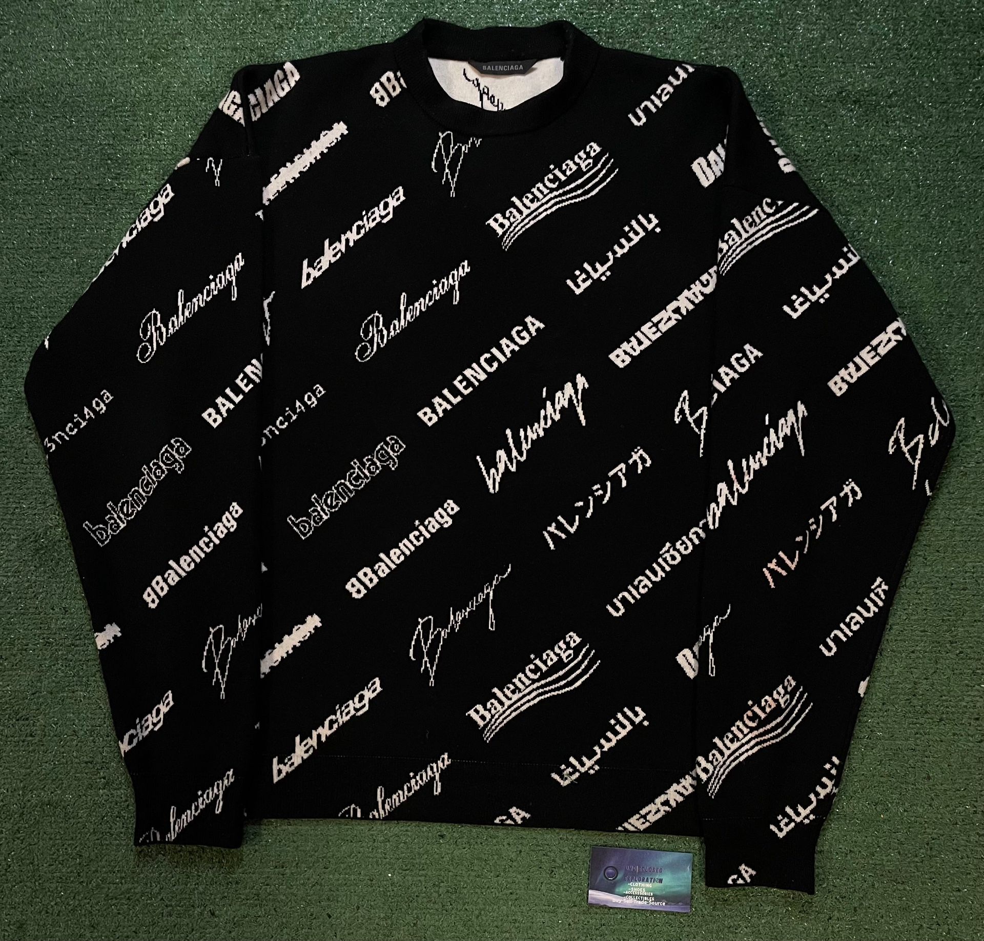 Balenciaga logomania crewneck
