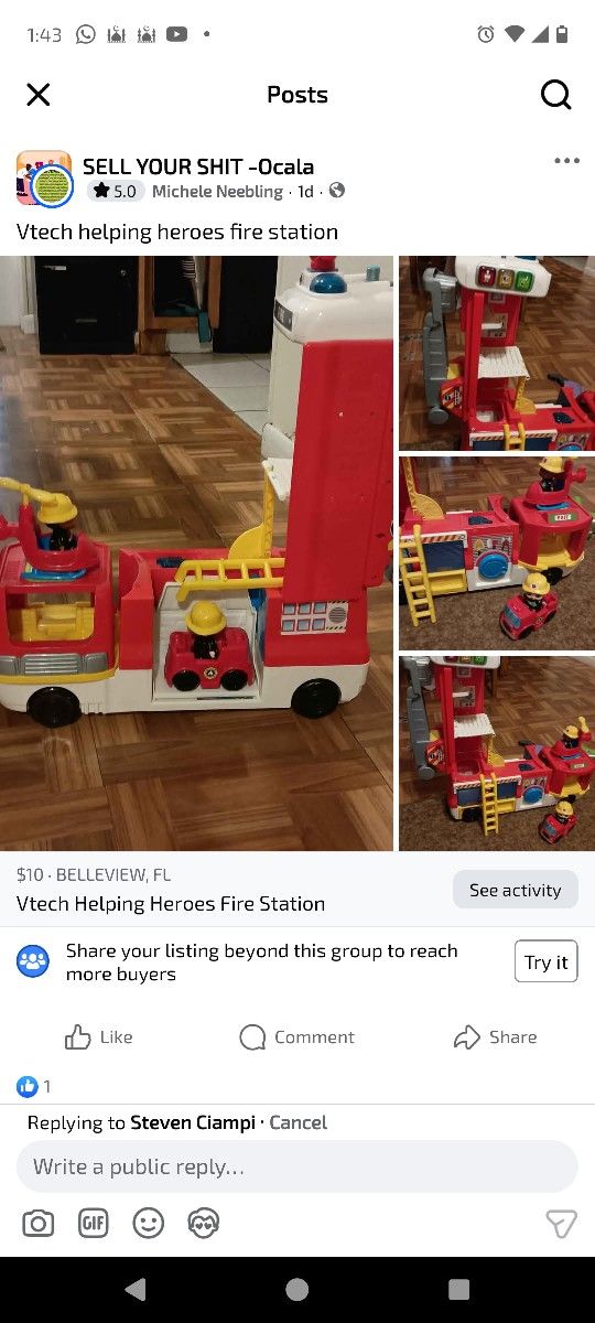VTech Helping Heroes Firestarion