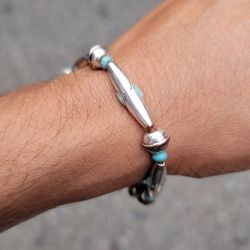 Copper Bracelet With Turquoise 
