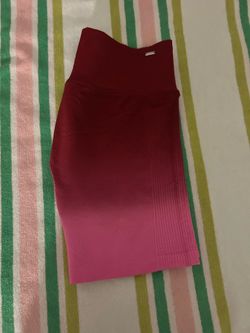 Pink gym shorts