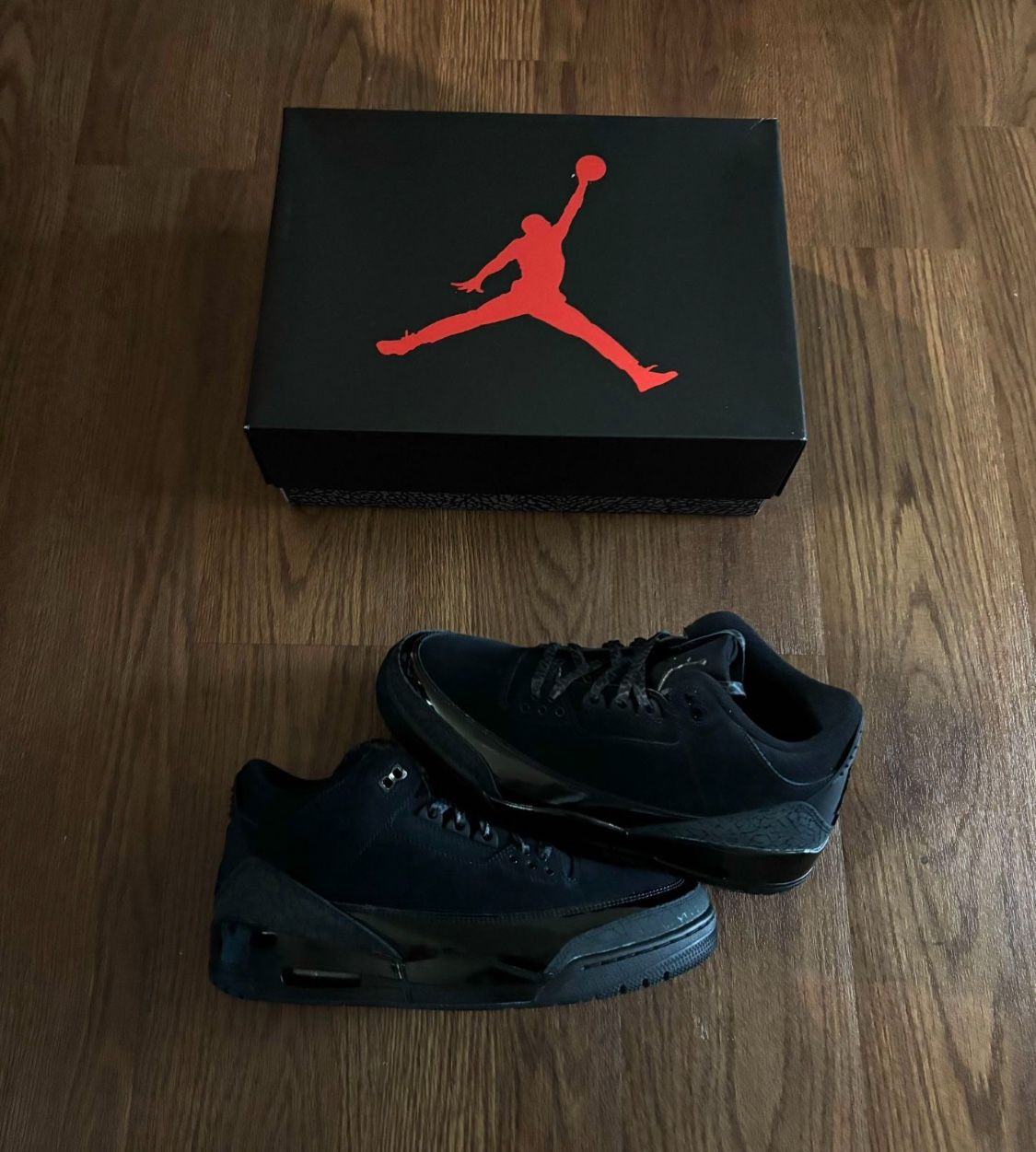 Jordan 3 Black Cat 2025 Size 13 New