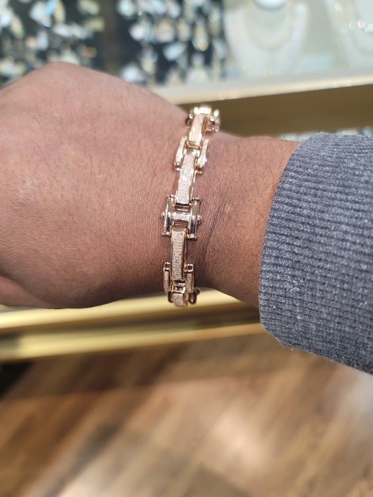 1ct Diamond Bracelet 10k Gold