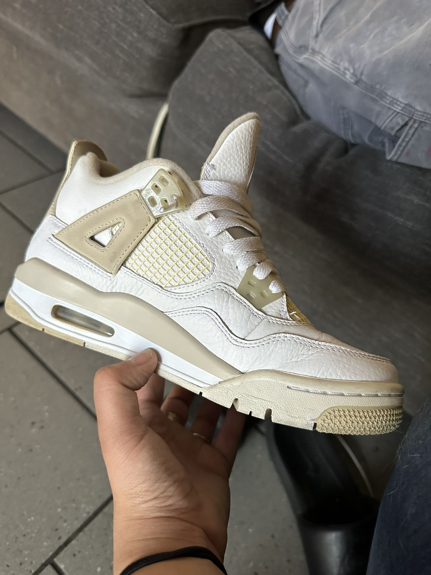 jordan 4s linen and motorsport