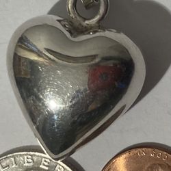 Vintage Sterling Silver Heart