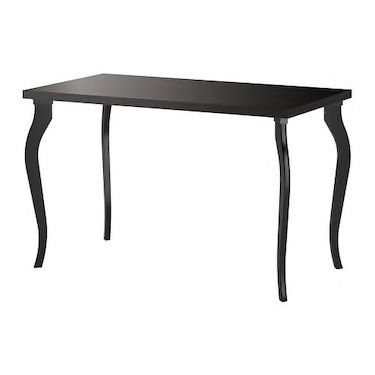 IKEA Table - LALLE/LINNMON Black-brown/black