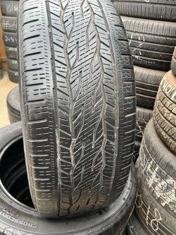 Set of used tire 255/55/20 continental