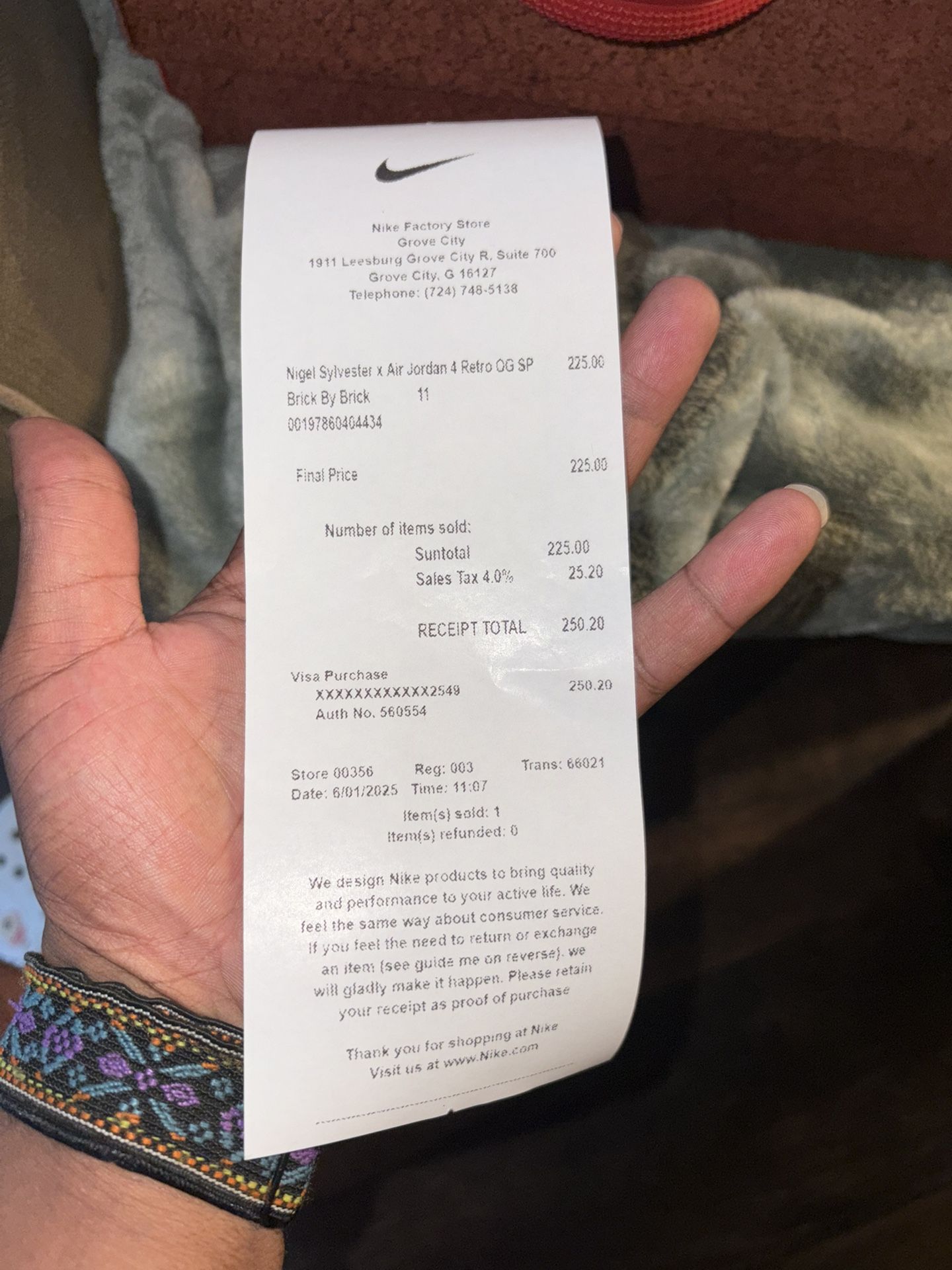 JORDAN BRICK BY BRICK 4  SIZE 11