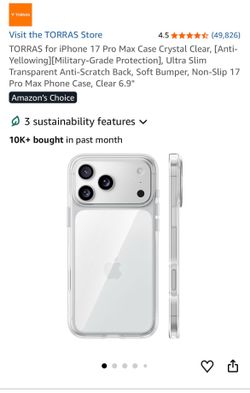 TORRAS for iPhone 17 Pro Max Case