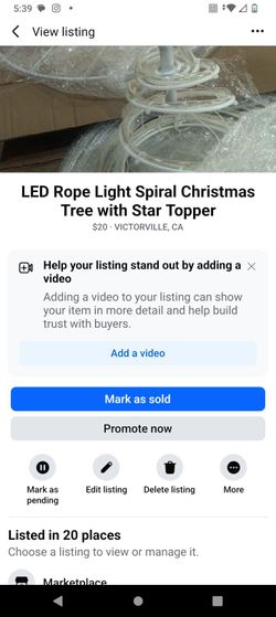 LED Christmas Rope light