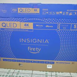 55’ Inch Insignia  Qled 4K tv With Fire Stick Built  In  $225.00!!
