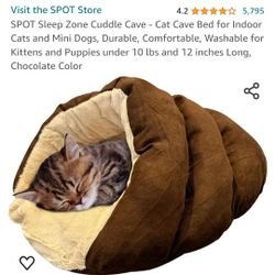 Cuddle Cave,bed  for Cats And Small Dogs