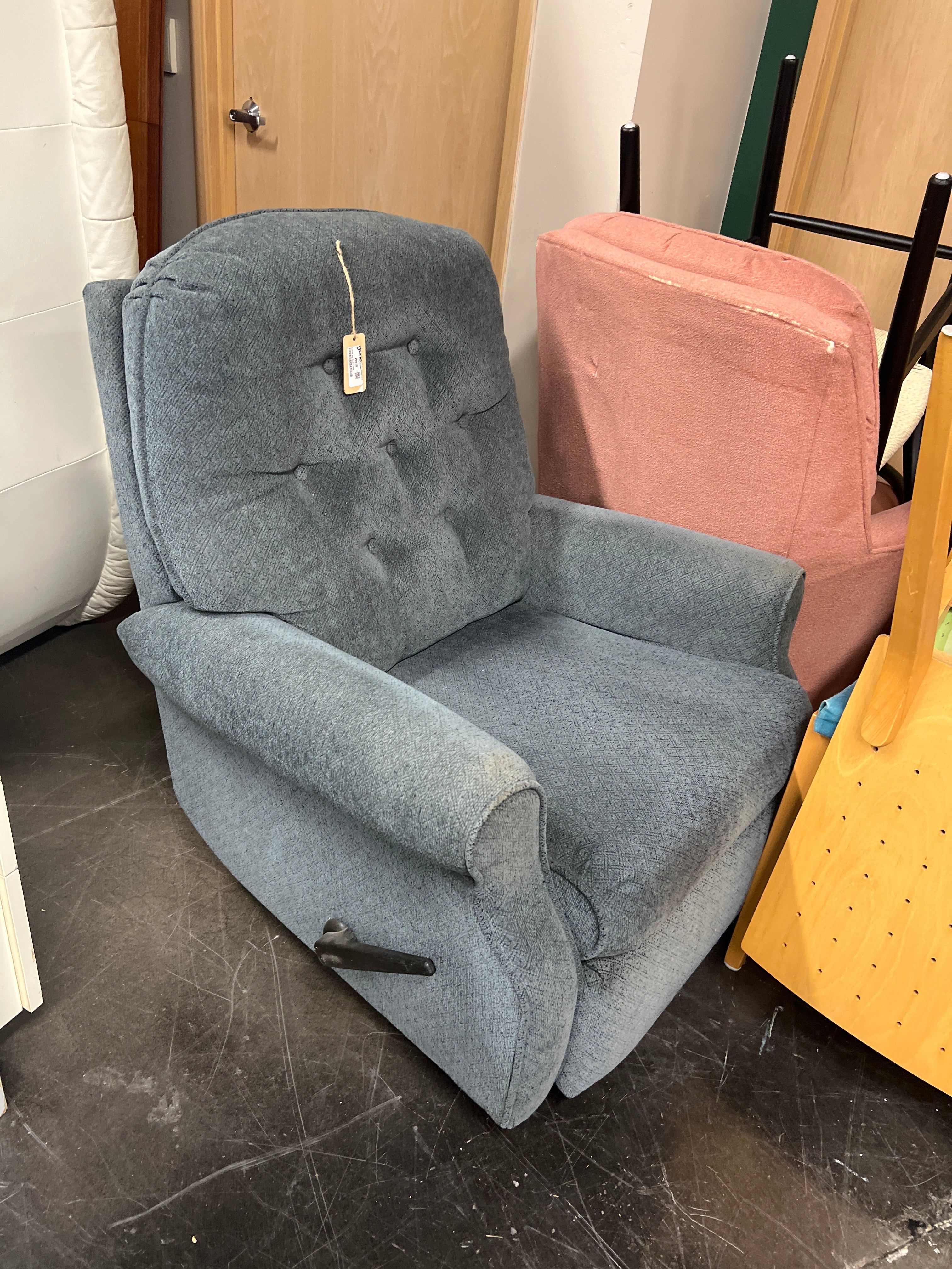 Relaxing Grey Recliner Chair