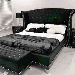 New 4pc Bedroom Set In Box Buy Now Pay Later $39 Down No Credit Needed