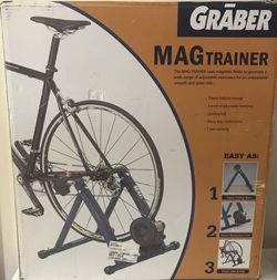 Graber Mag Trainer Indoor Bike Bicycle Trainer Stand with Magnetic Resistance