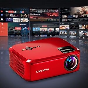 New Open Box Crenova Native 1080p Projector BL-76, Amazon Best Rate 6000 Lux