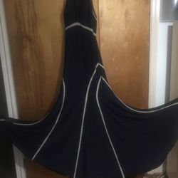 New Xscape Navy Dress Size : 4