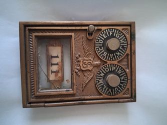 VINTAGE POST OFFICE BOX DOOR