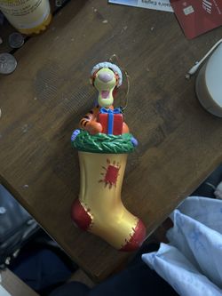 Tiger Christmas Ornament 