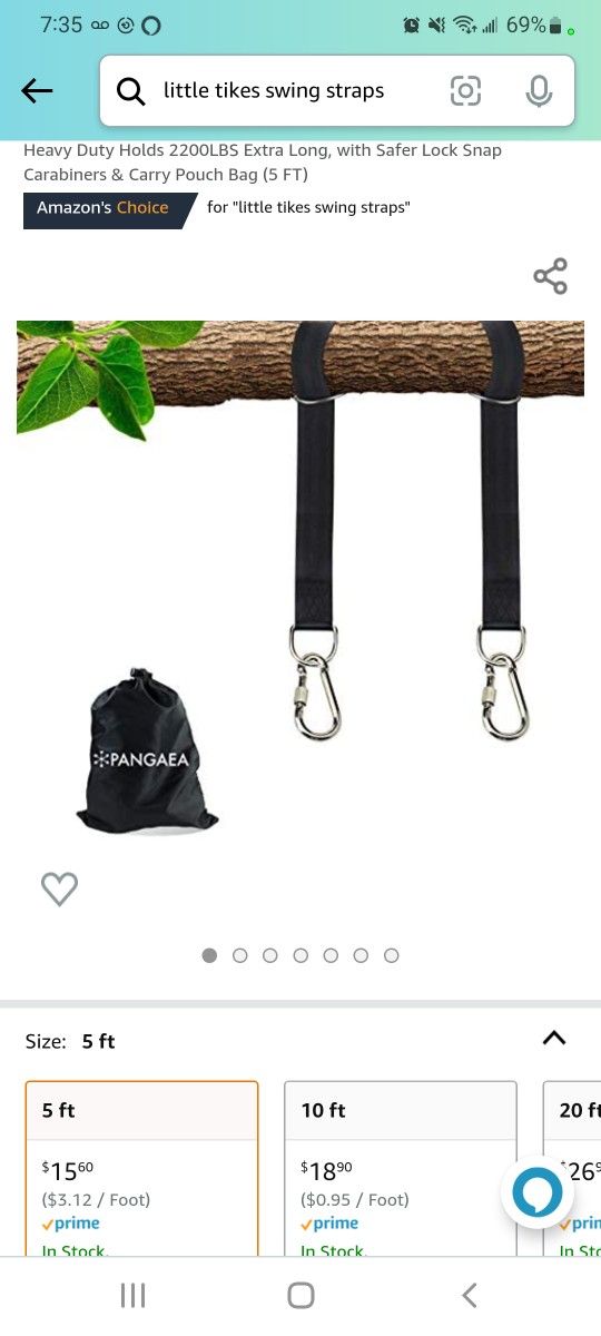 Tree Straps For Swing