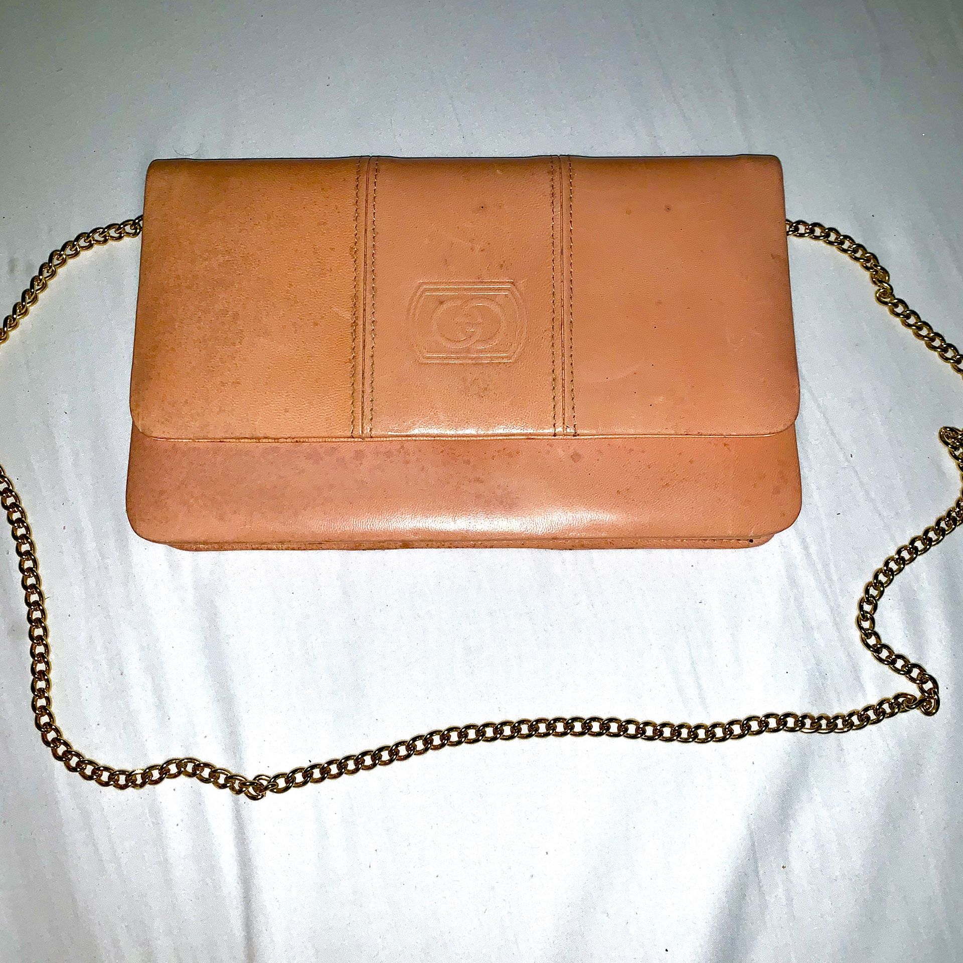 GUCCI Leather Shoulder Bag