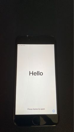 iPhone 7 32 gigs $100 crack across screen with crack