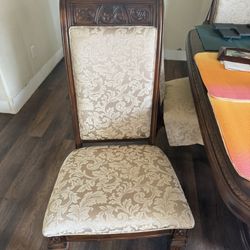 Solid Wood Dining Set With China 