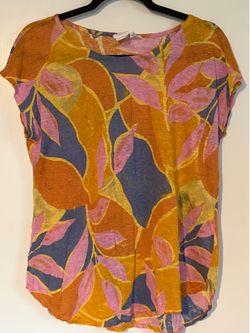 C&C California Colorful Sleeveless Blouse