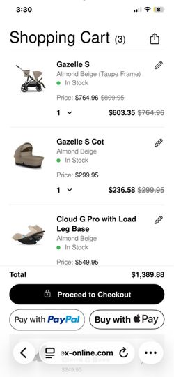 Cybex Gazelle S  Travel System