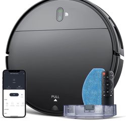 Brand New Sealed Robot Vacuum and Mop Combo, WiFi/App/Alexa, Robotic Vacuum Cleaner with Schedule, 2 in 1 Mopping Robot Vacuum with Watertank and Dust