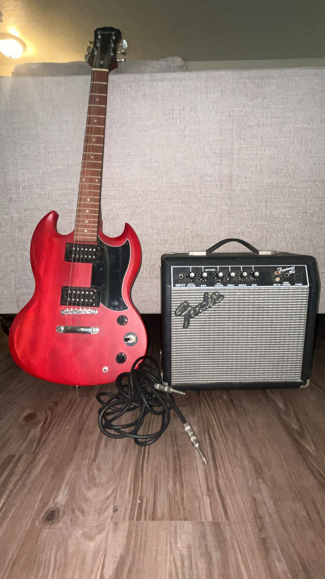 Epiphone Guitar with Amp