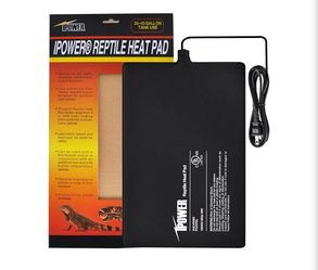 iPower 8 by 12-Inch 16W Reptile Heat Mat, Under Tank Warmer Terrarium. (AS)
