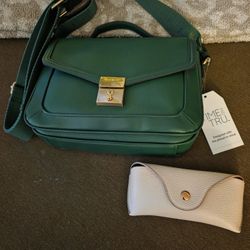 Time and Tru Crossbody Handbag-Green