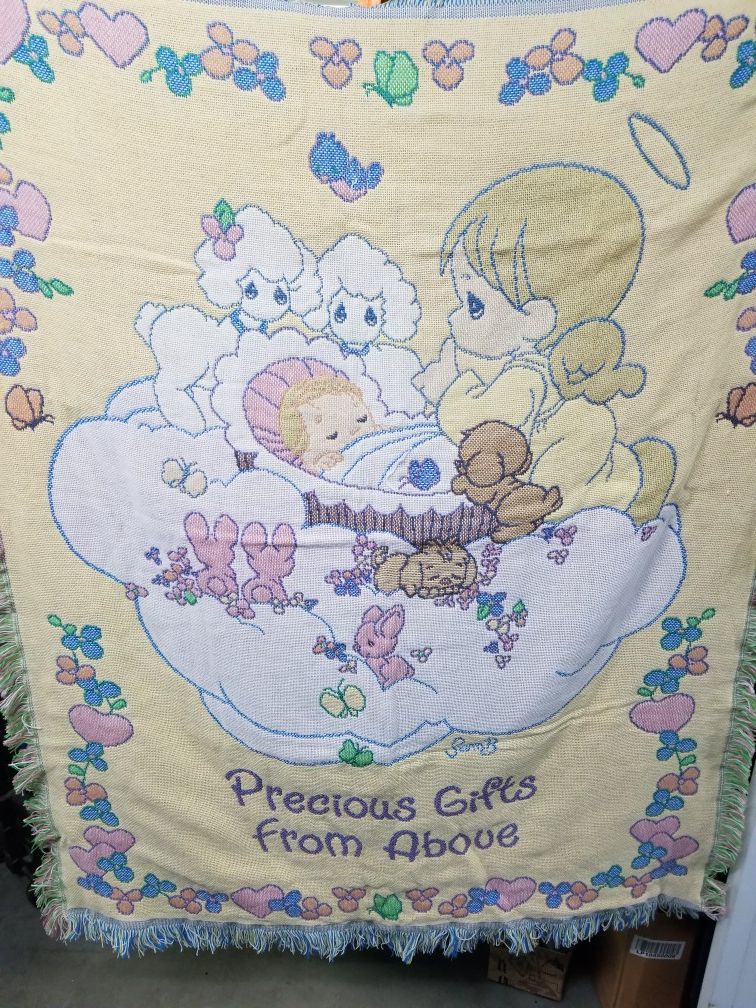 Precious moments throw