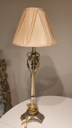 Heavy iron lamp