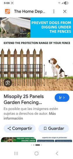 25 panels Garden Animal barrier fence 13x17 lnch