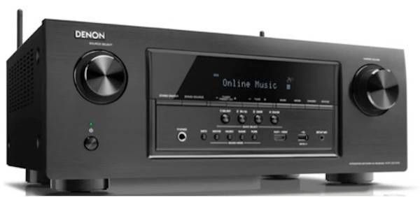 Denon AVR-S710W 7.2 channel receiver, 4K Ultra HD, WiFi, Bluetooth, Dolby Atmos, DTS:X, 2 Zones