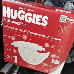 UNOPENED Huggies Diapers Size 1