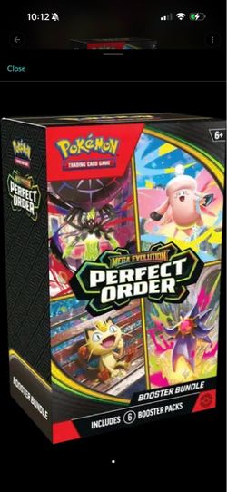 Pokémon TCG Mega Evolution Perfect Order Booster Bundle