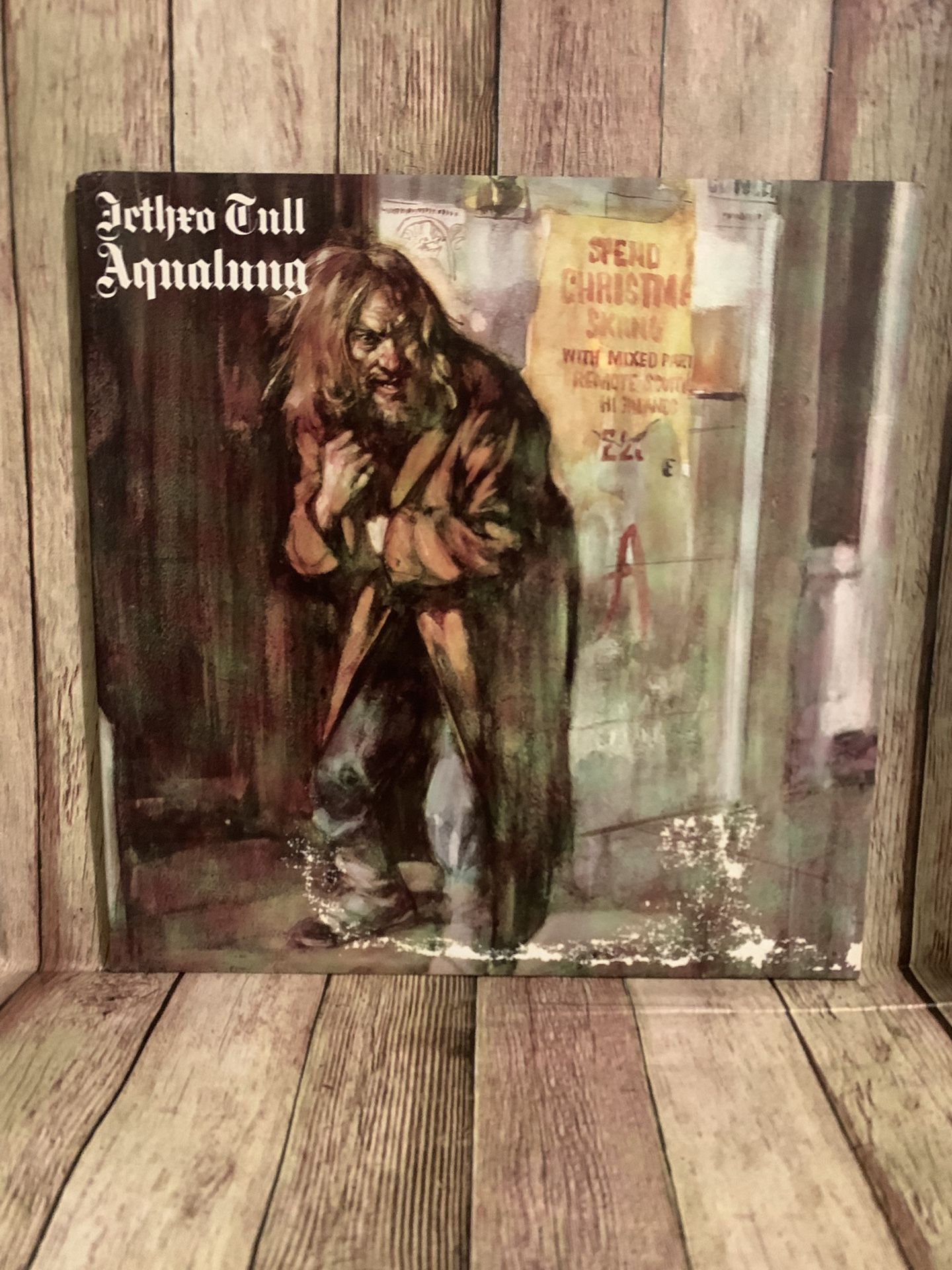 Vintage Jethro Tull AQUALUNG Vinyl LP Chrysalis CHR 1044 1971 USA VG/VG