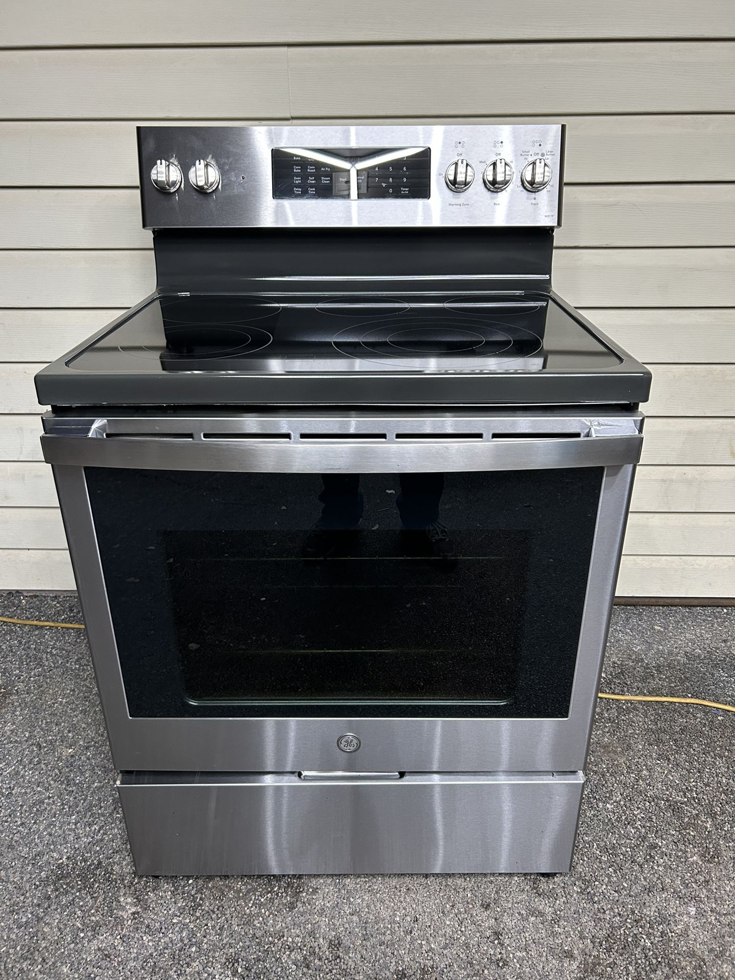 GE Electric Stove Stainless Steel