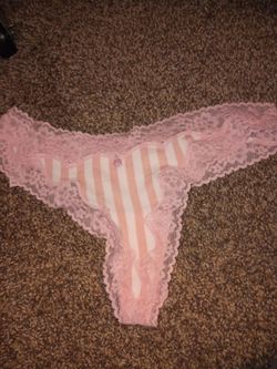 Victoria secret stripe thong
