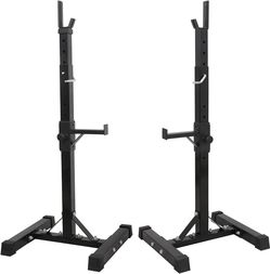 Adjustable Squat Rack Stands Pair