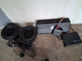 Speakers and amplifier
