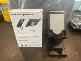 Adjustable Folding Desktop Phone and Tablet Stand