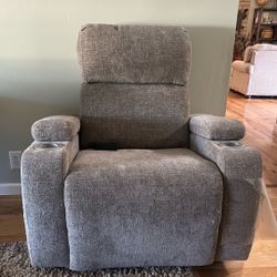 New Power Recliner With Storage And USB Plugs