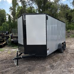 New 7x16TA Enclosed Trailer