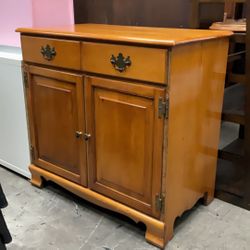 1 Drawer Solid Wood Cabinet Storage Organizer 